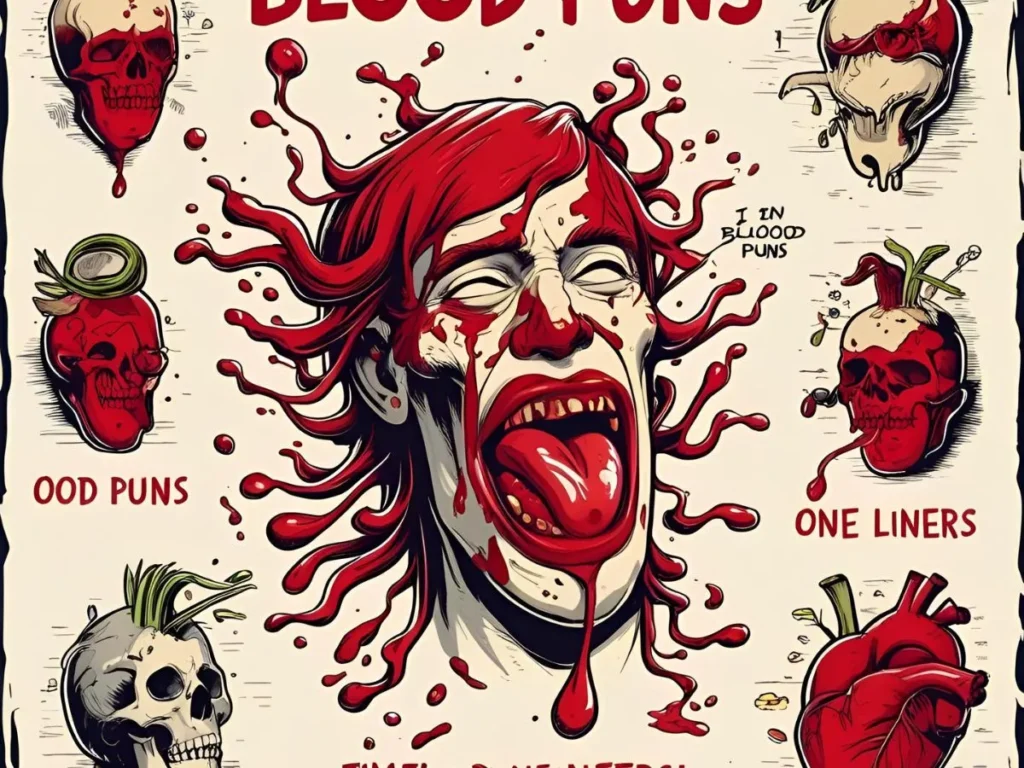 blood puns one liners