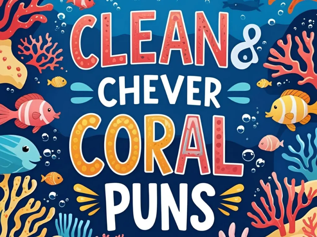 Clean Coral Puns for Sea-Themed Fun 