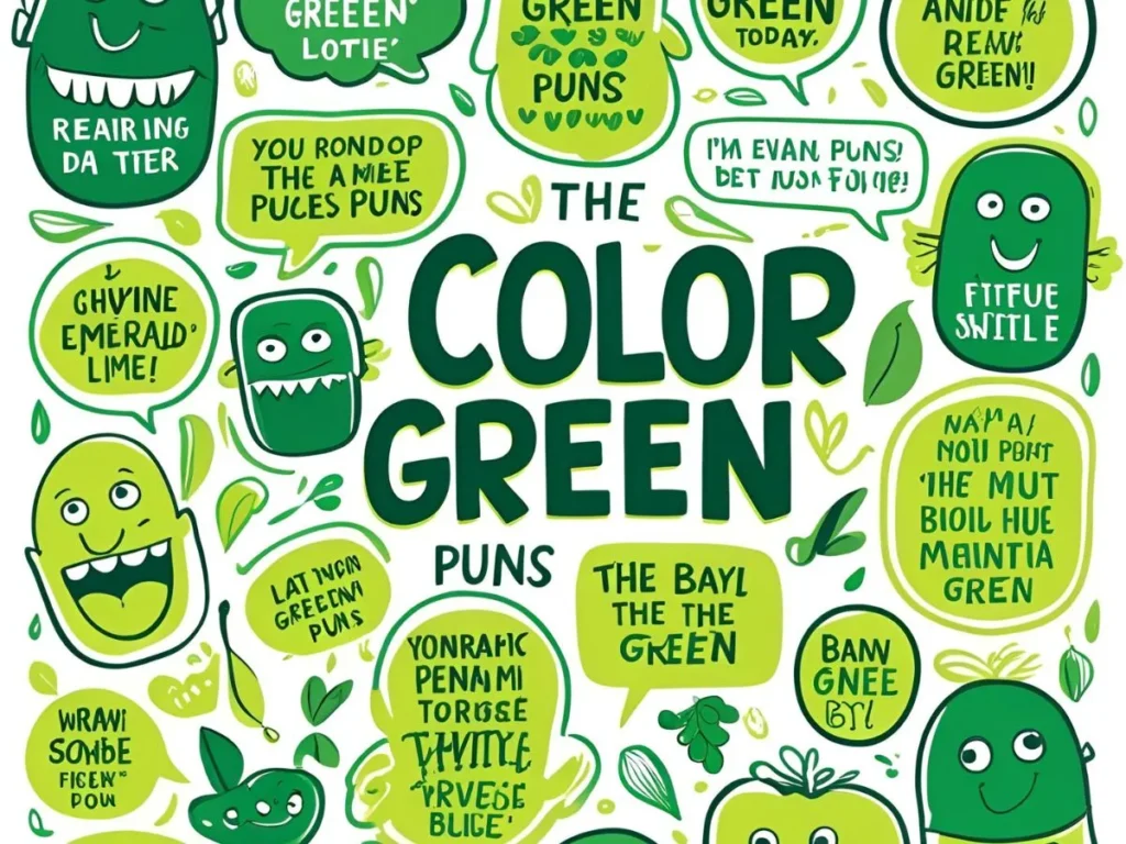 Color Green Puns