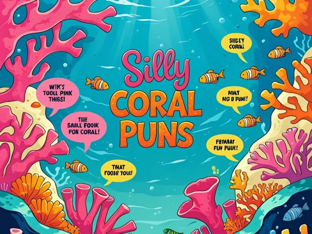 Silly Coral Puns for Tropical Vibes 
