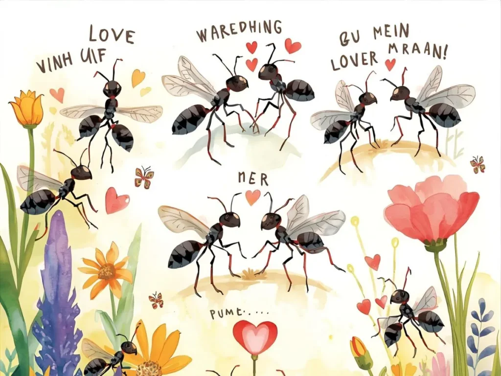 Ant Puns for Love and Relationships