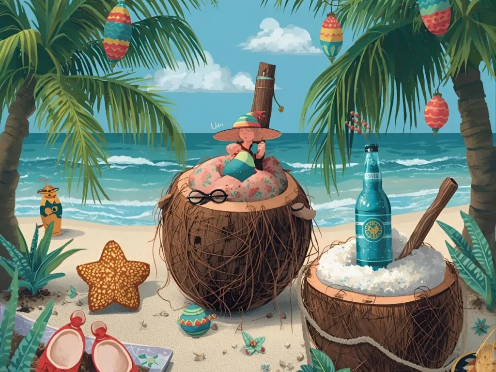 Beach-Themed Coconut Puns