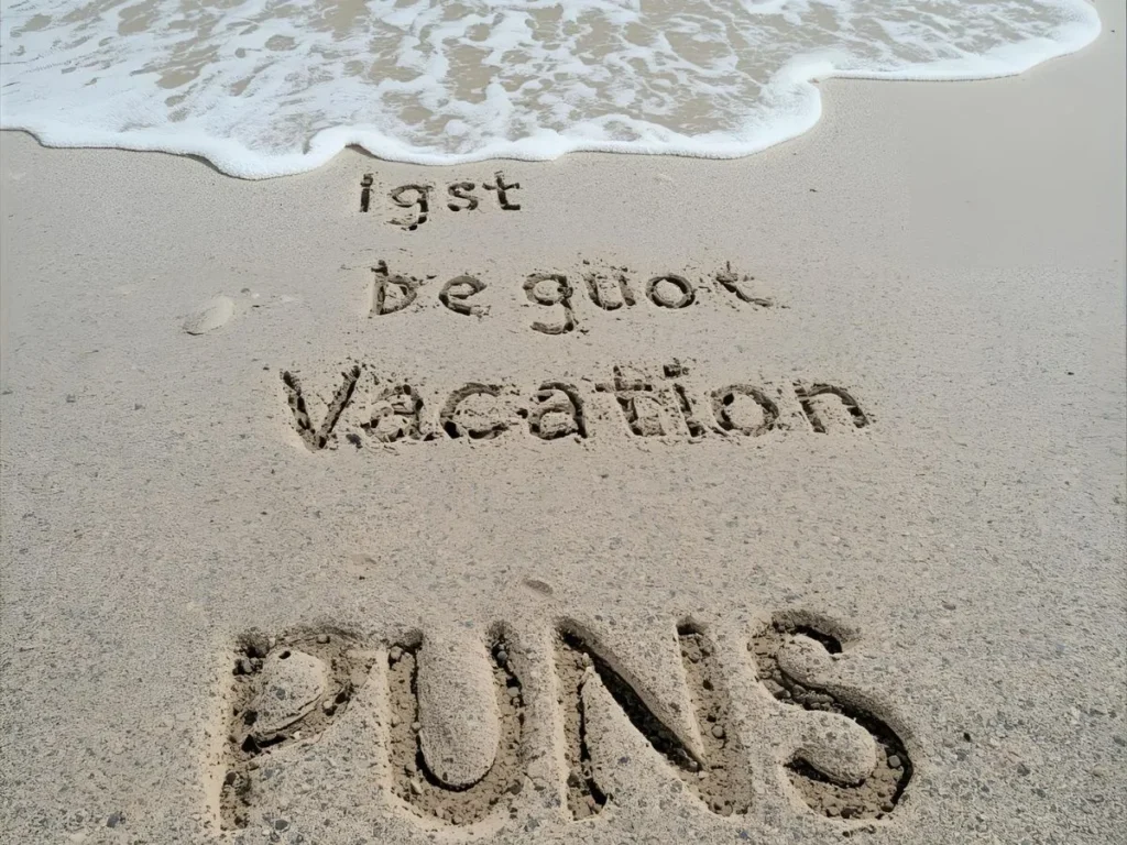 Beach Vacation Sand Puns