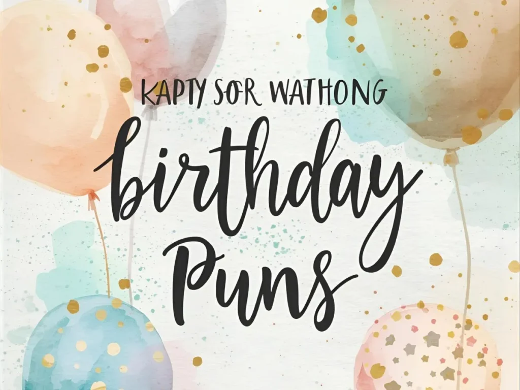 Birthday Puns for Instagram Captions
