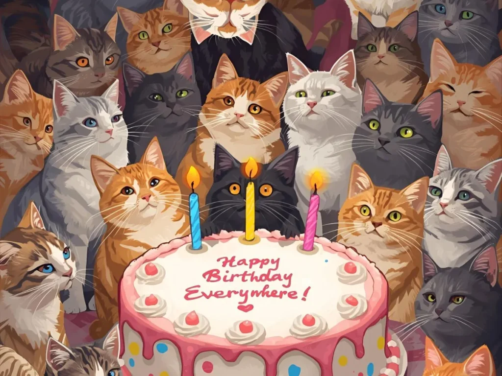 Cat Birthday Cake Puns