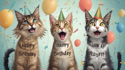 Cat Birthday Puns