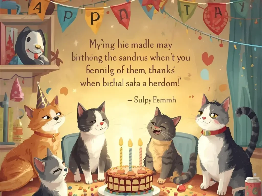Cat Birthday Quotes
