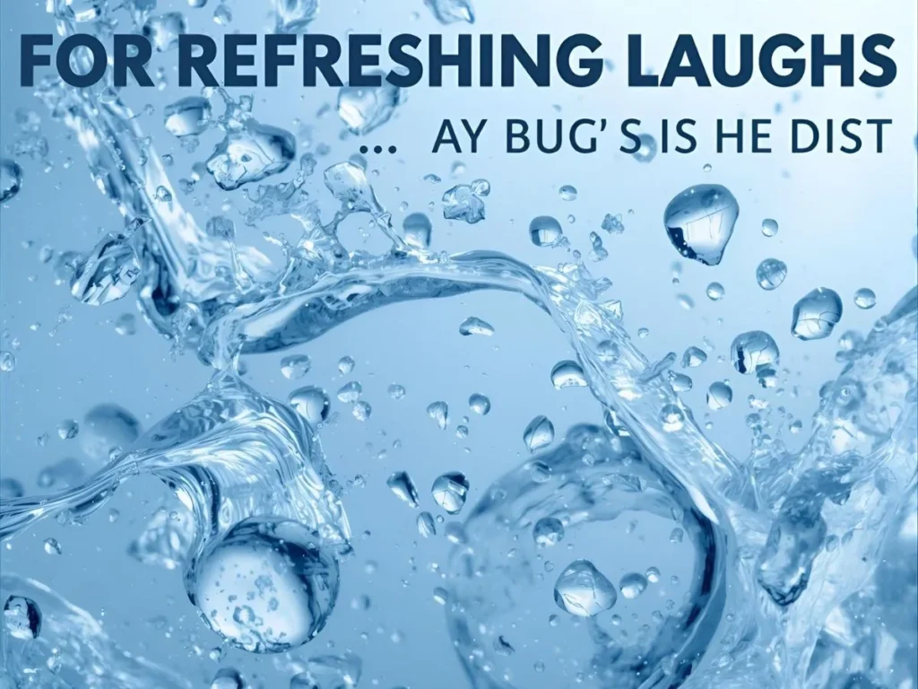 Drinking Water Puns for Refreshing Laughs