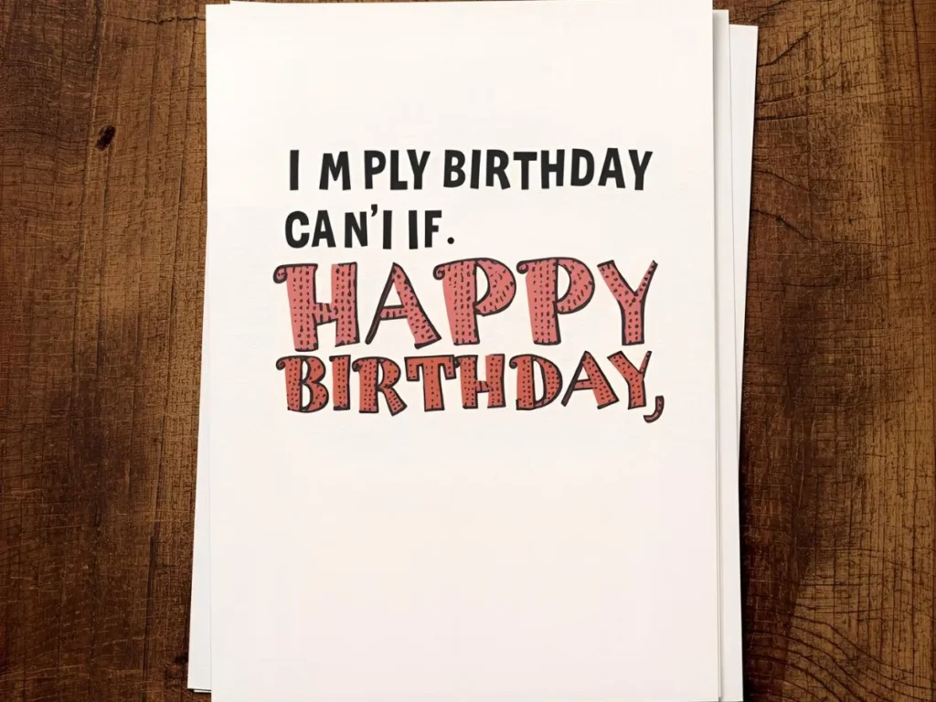 Funny Birthday Puns for Cards