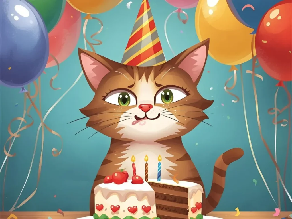 Funny Cat Birthday Wishes