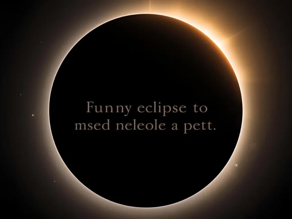 Funny Eclipse Puns