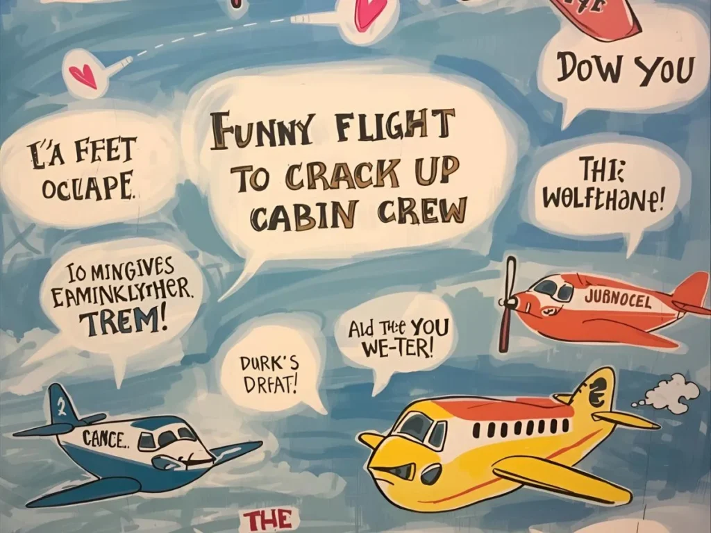 Funny Flight Puns to Crack Up Cabin Crew