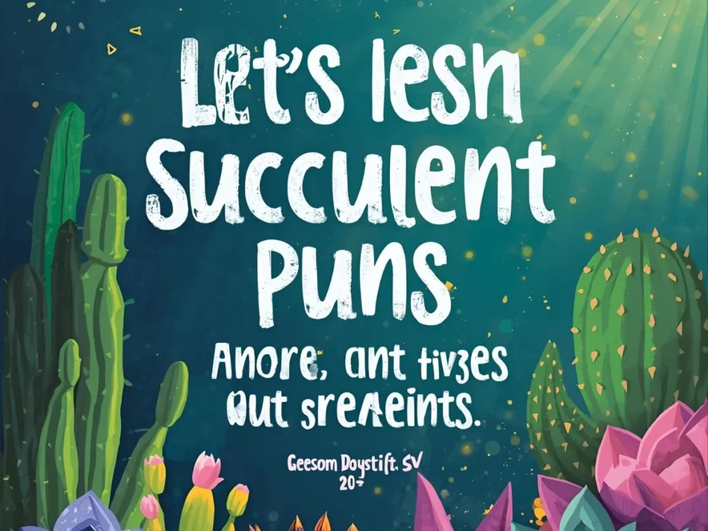 Funny Succulent Puns for Instagram Captions
