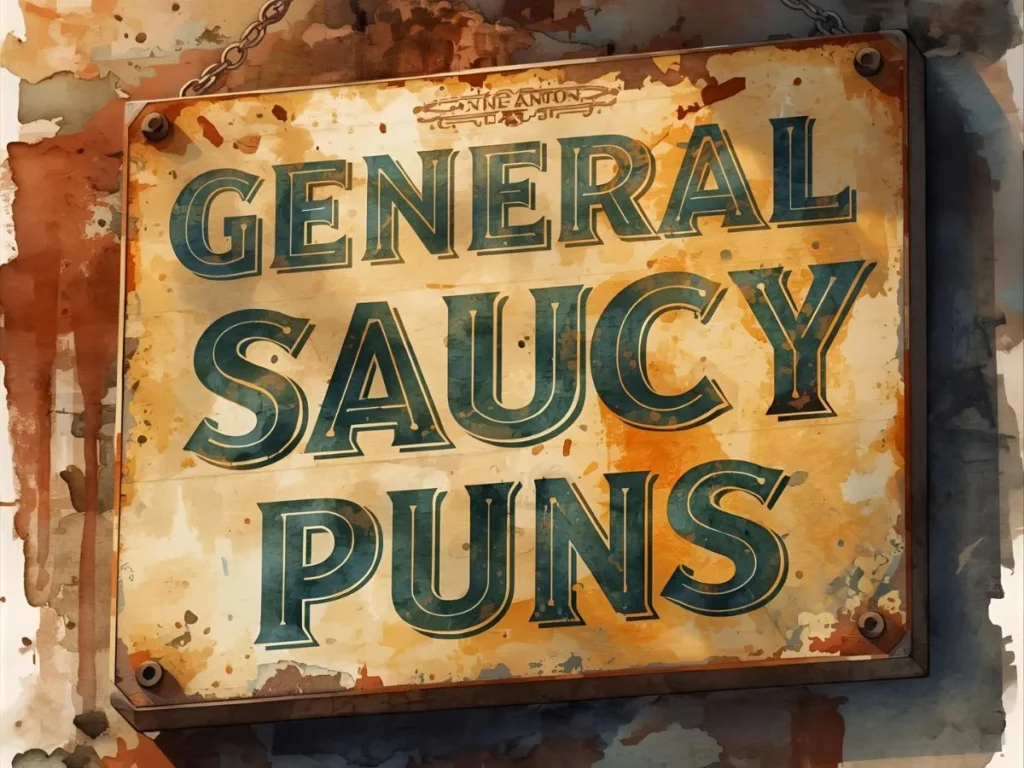 General Saucy Puns