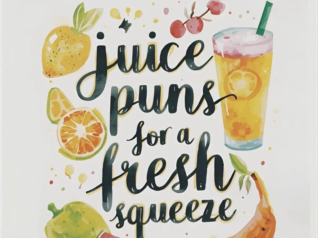 Juice Puns for a Fresh Squeeze