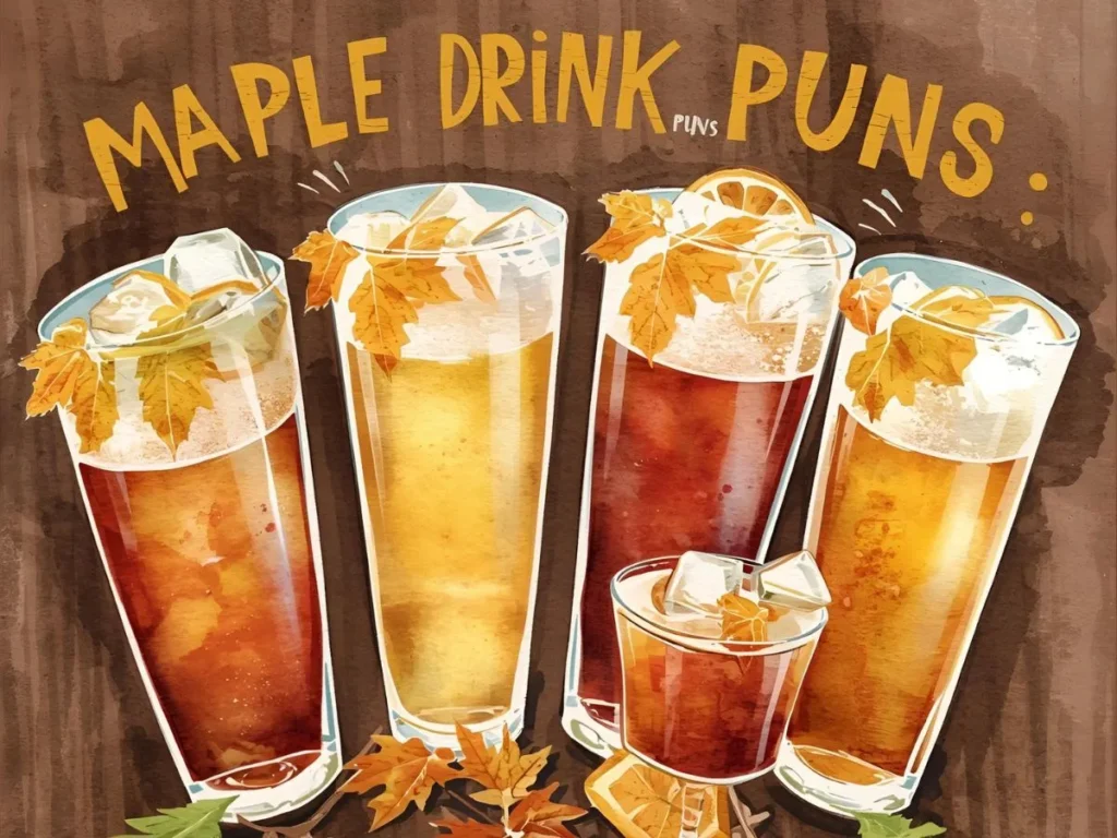 Maple Drink Puns