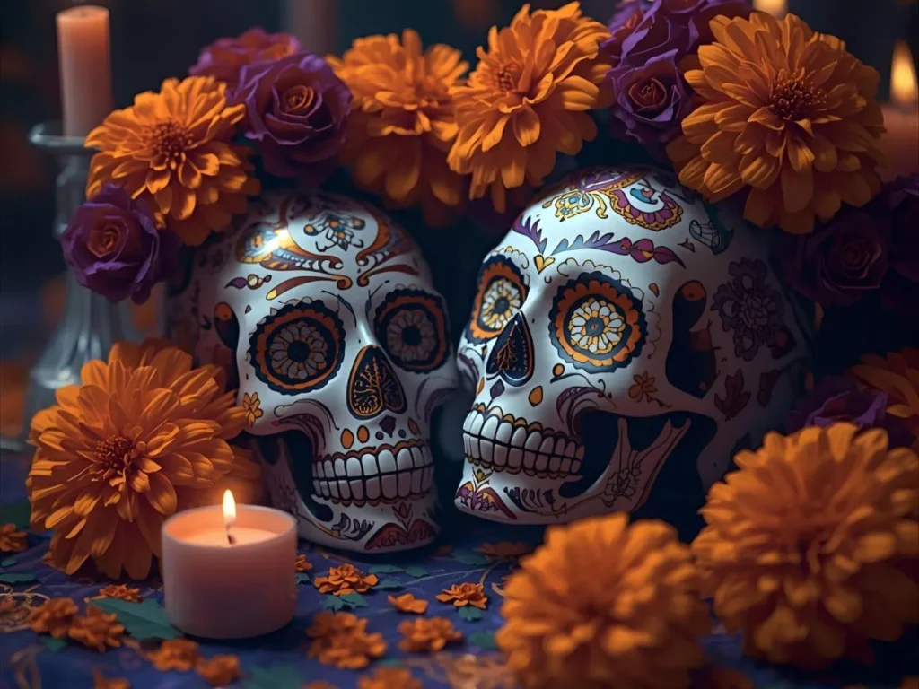 Marigold Flowers Day of the Dead