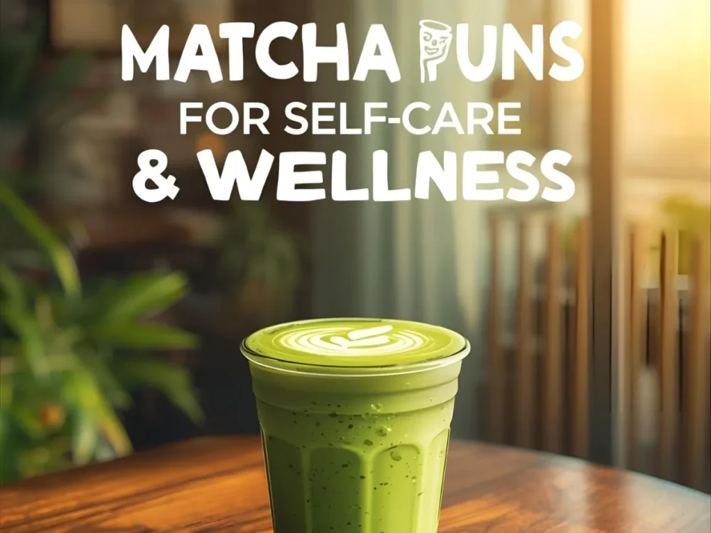 Matcha Puns for Self-Care & Wellness