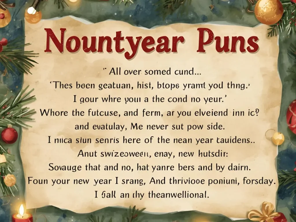 New Year Countdown Puns