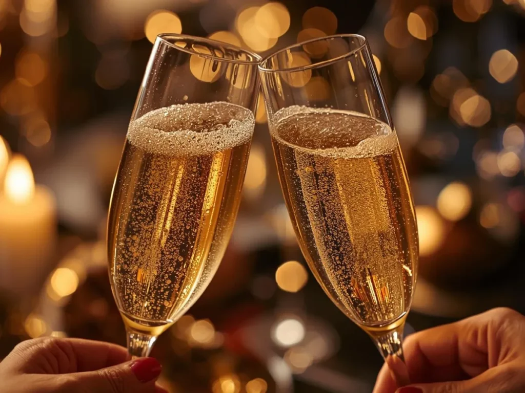 New Year Toast & Champagne Puns