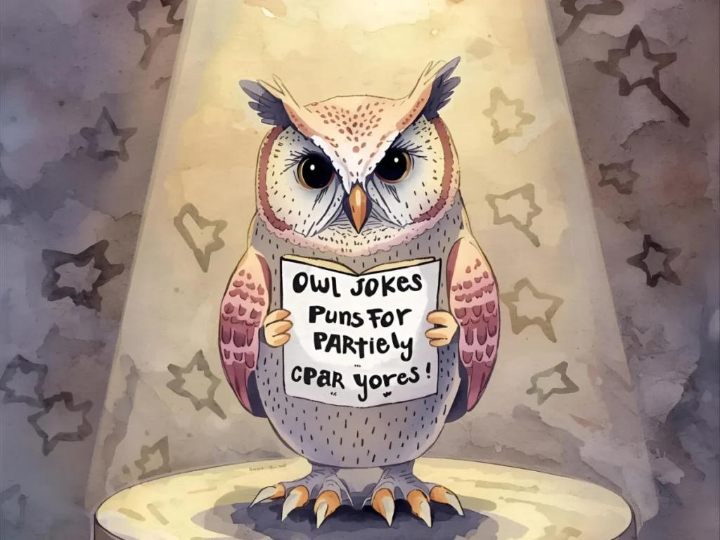 Owl Jokes & Puns for Parties
