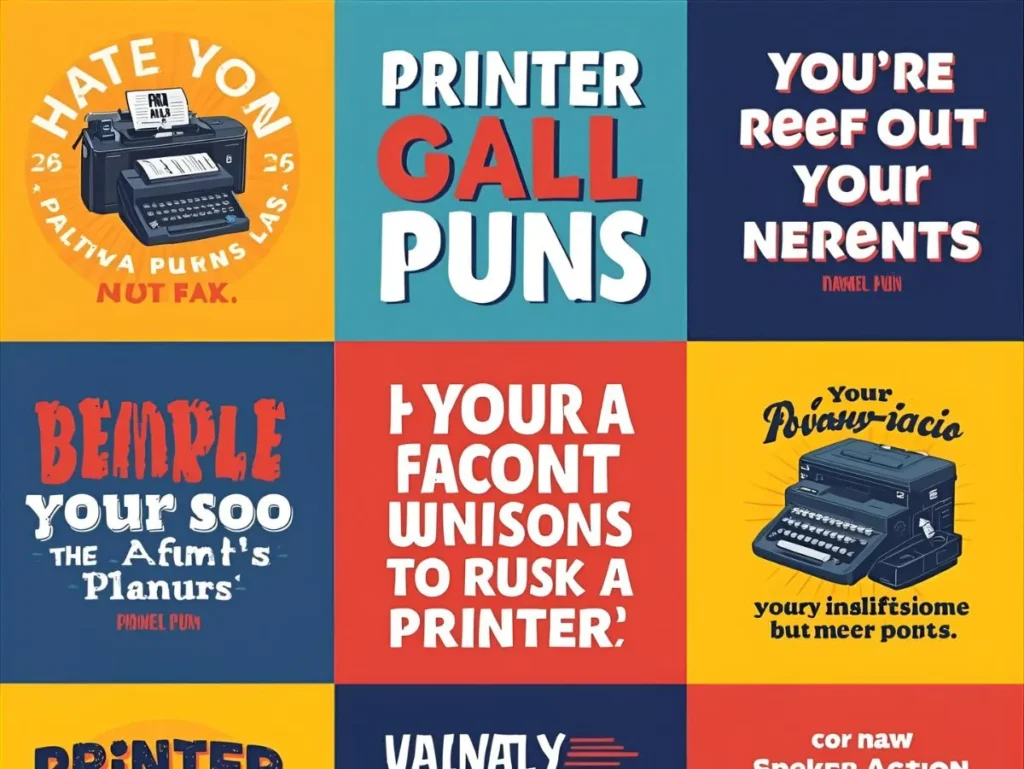 Printer Puns