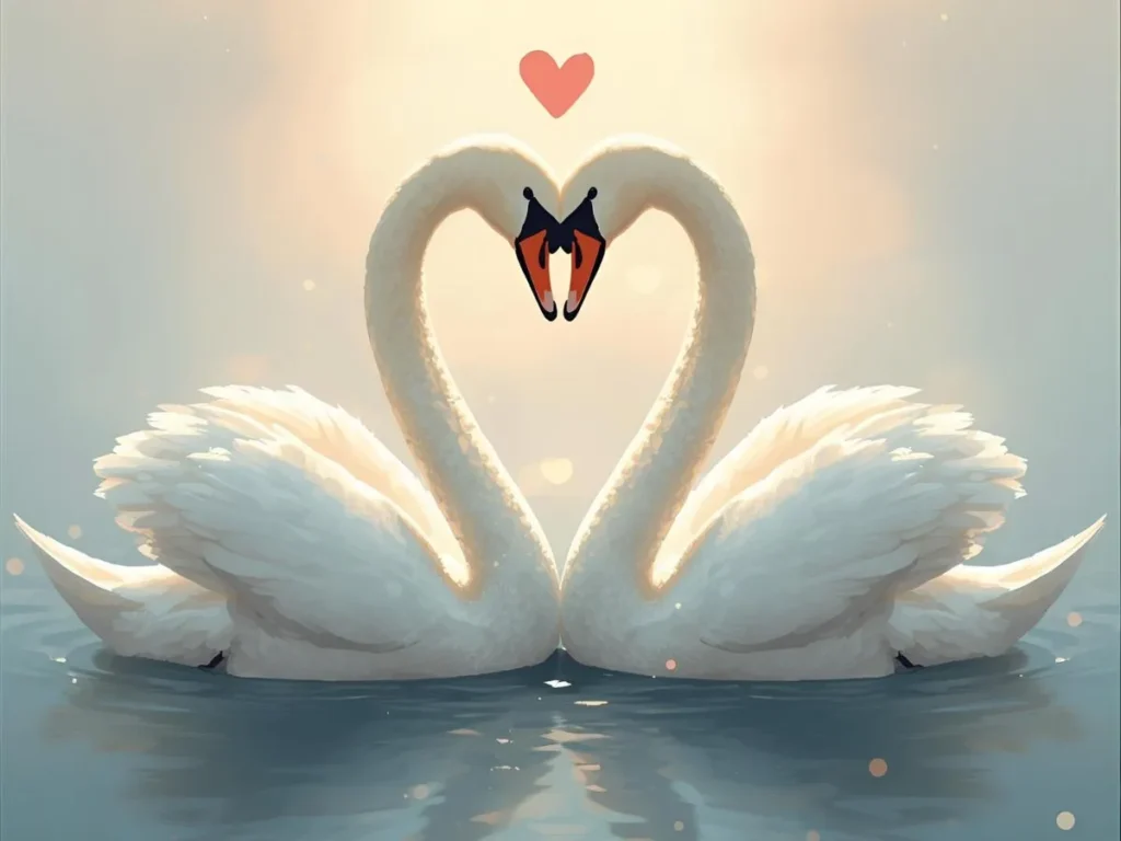 Romantic Swan Puns for Couples