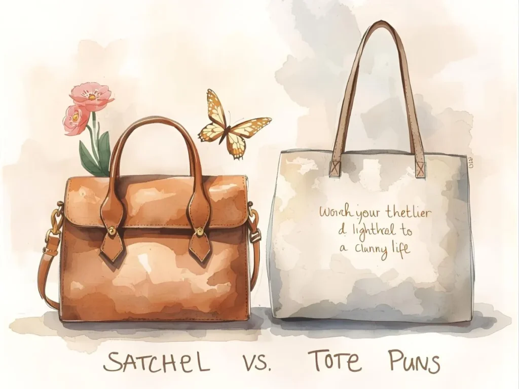 Satchel vs Tote Puns