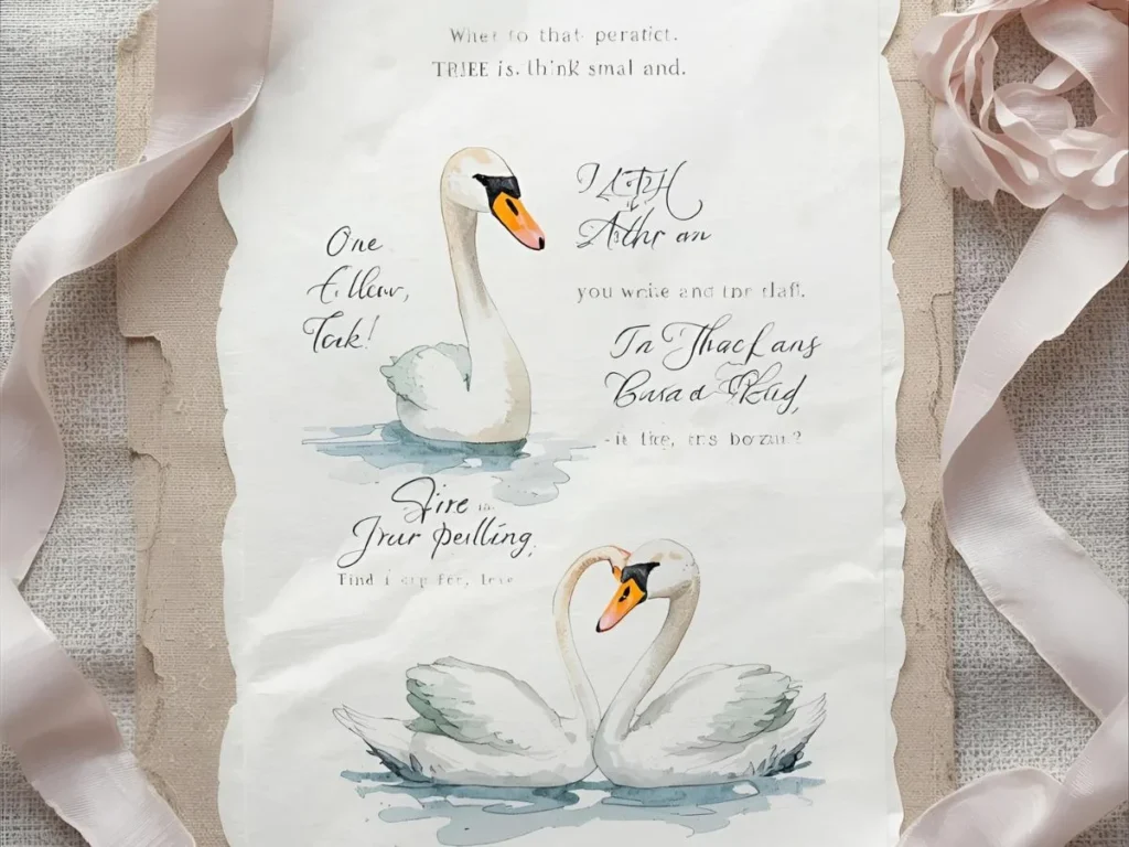 Swan Puns for Weddings