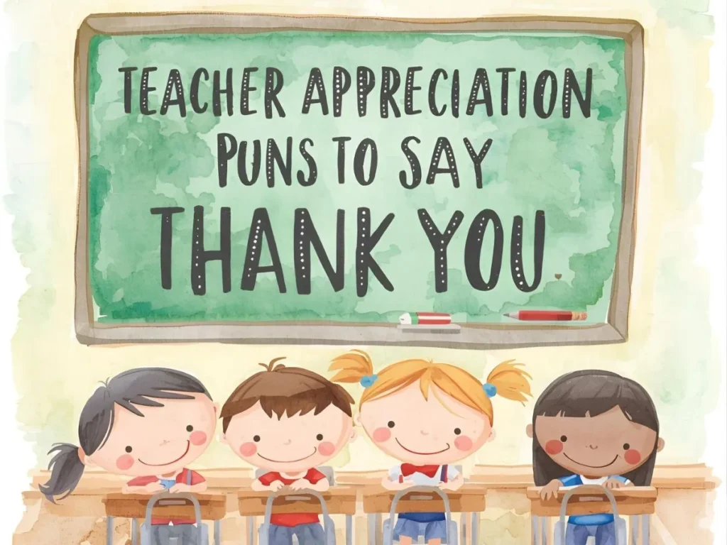 Teacher Appreciation Puns to Say Thank You