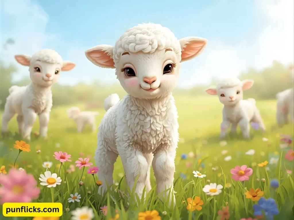 Cute Lamb Puns for Kids