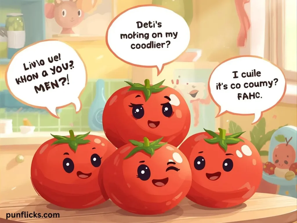 Kid-Friendly & Silly Tomato One-Liners