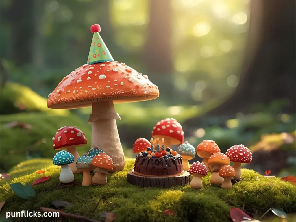 Mushroom Birthday Puns