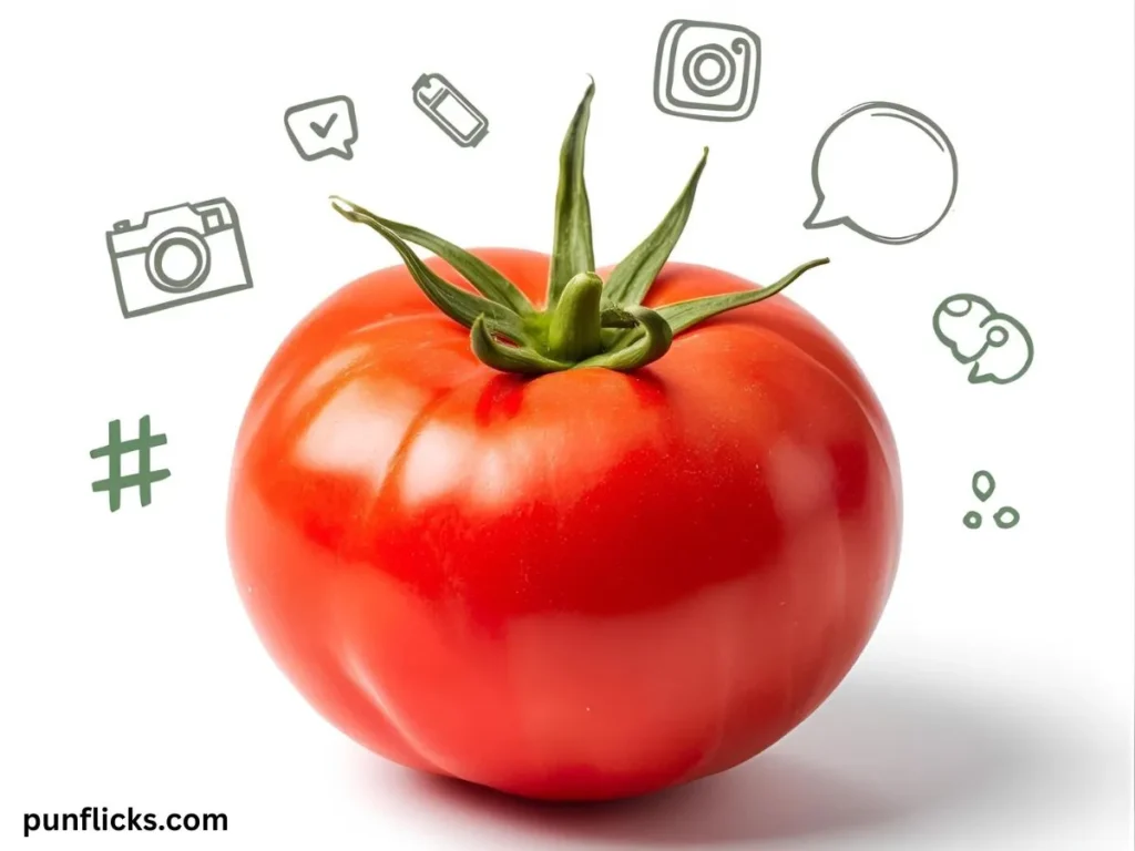 Tomato Puns for Instagram Captions, Reels & Hashtags