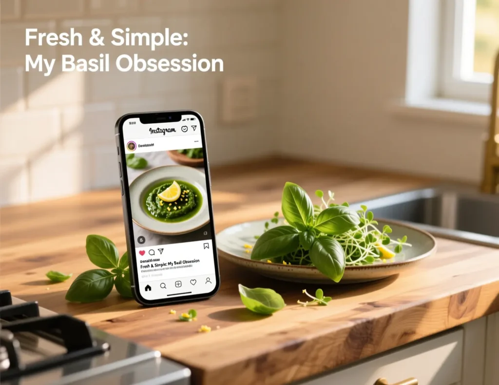 Basil puns for social media