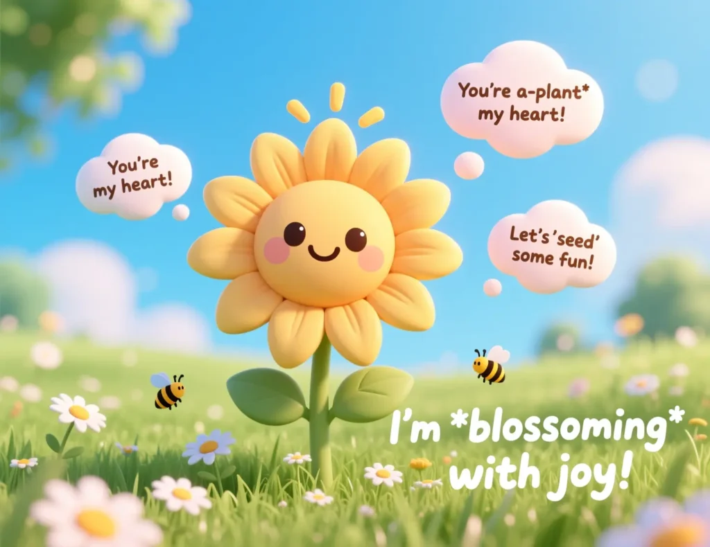 Cute Sunflower Puns