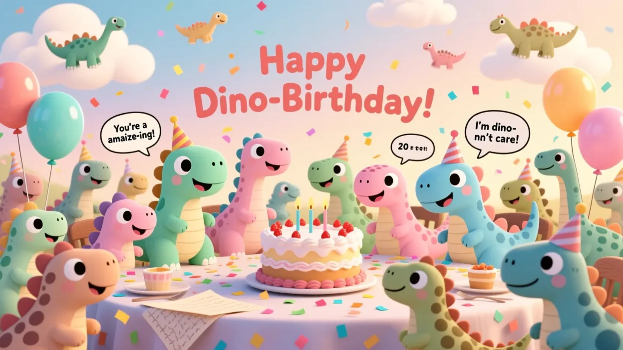 Dinosaur Birthday Puns