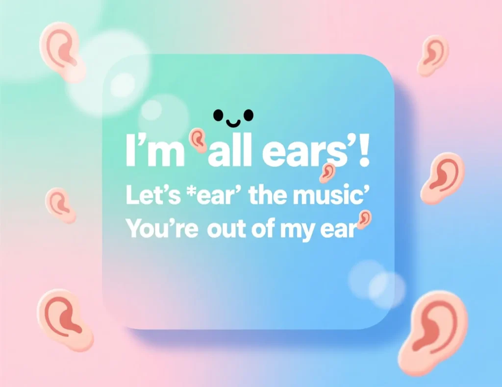 Ear Puns for Instagram Captions