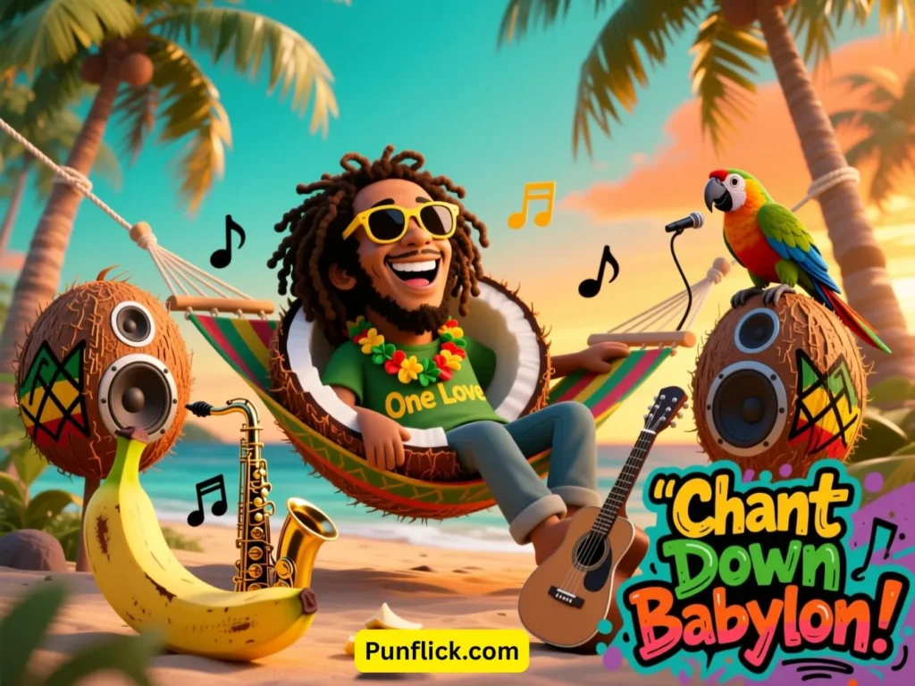 Puns Inspired by Reggae & Bob Marley Vibes