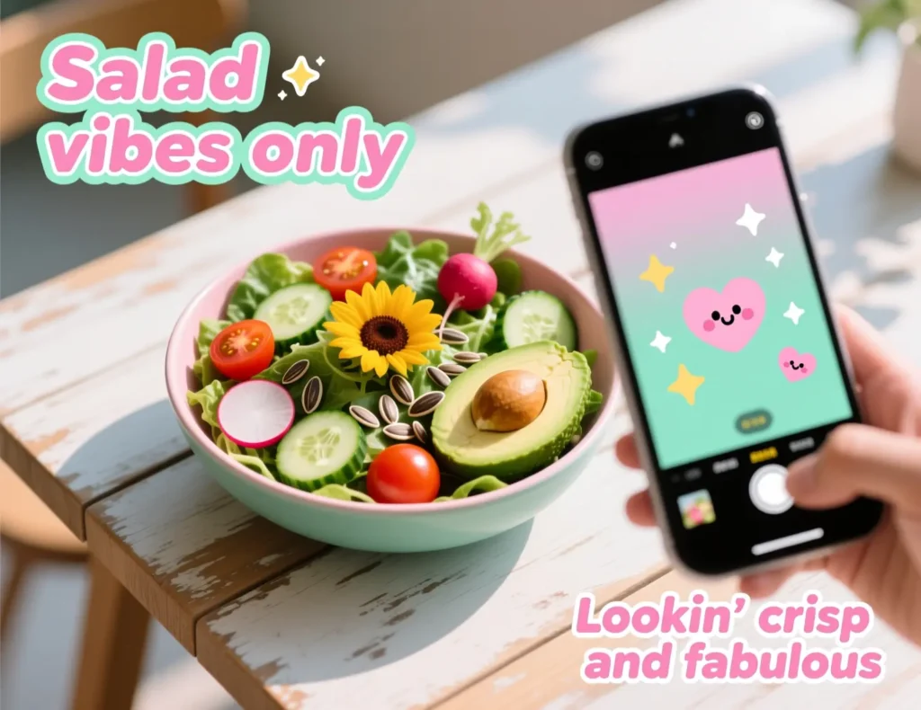 Salad Instagram Captions
