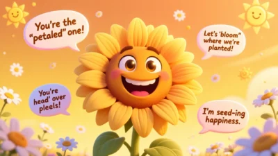 Sunflower Puns