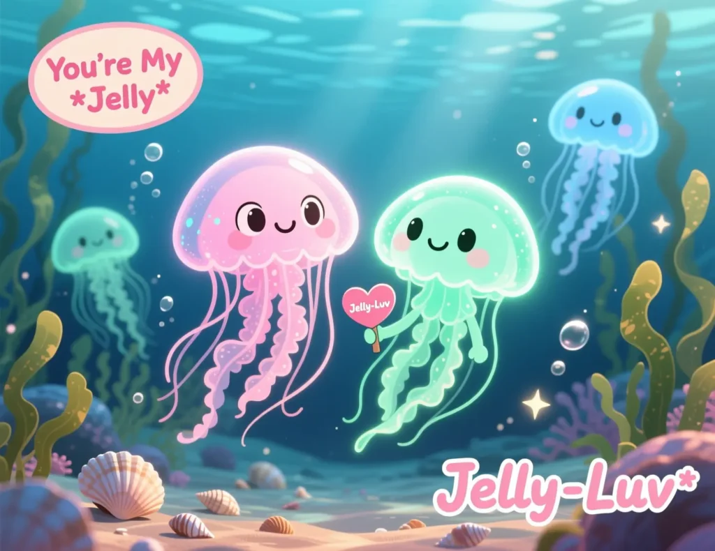 Cute Jellyfish Love Puns