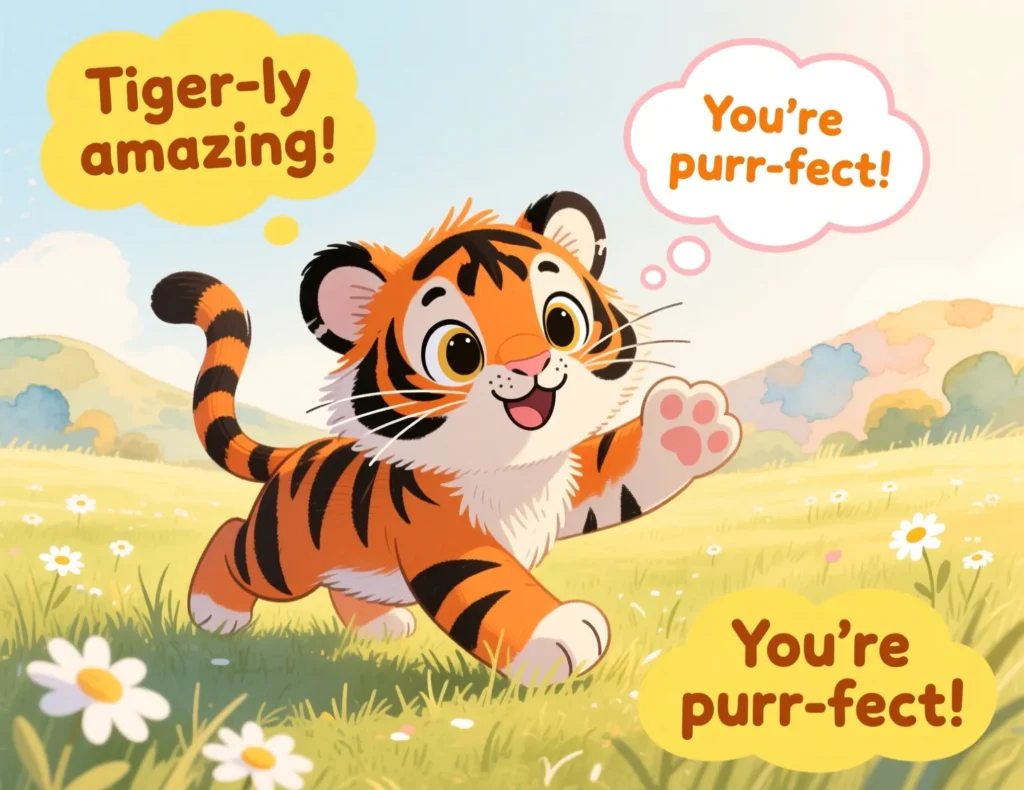 Cute Tiger Puns
