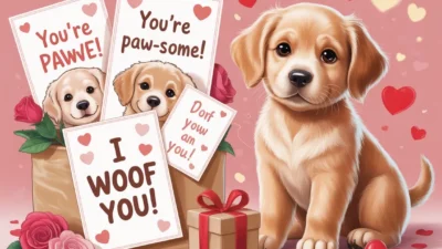 Dog Valentine Puns