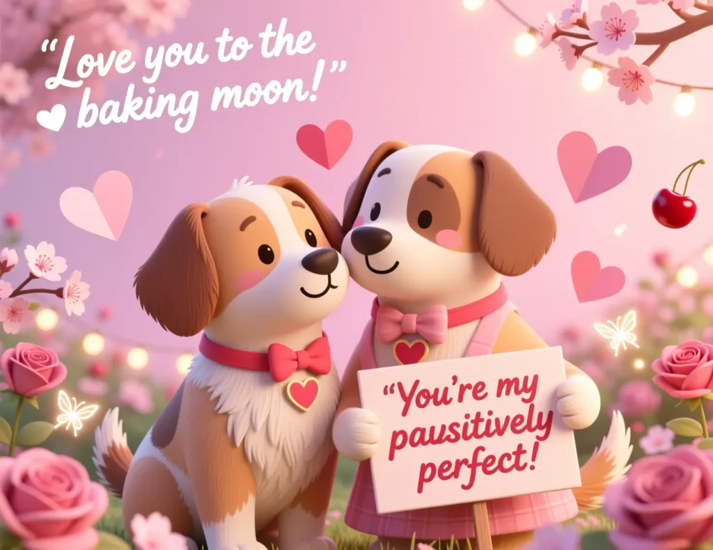 Dog Valentine Puns for Couples