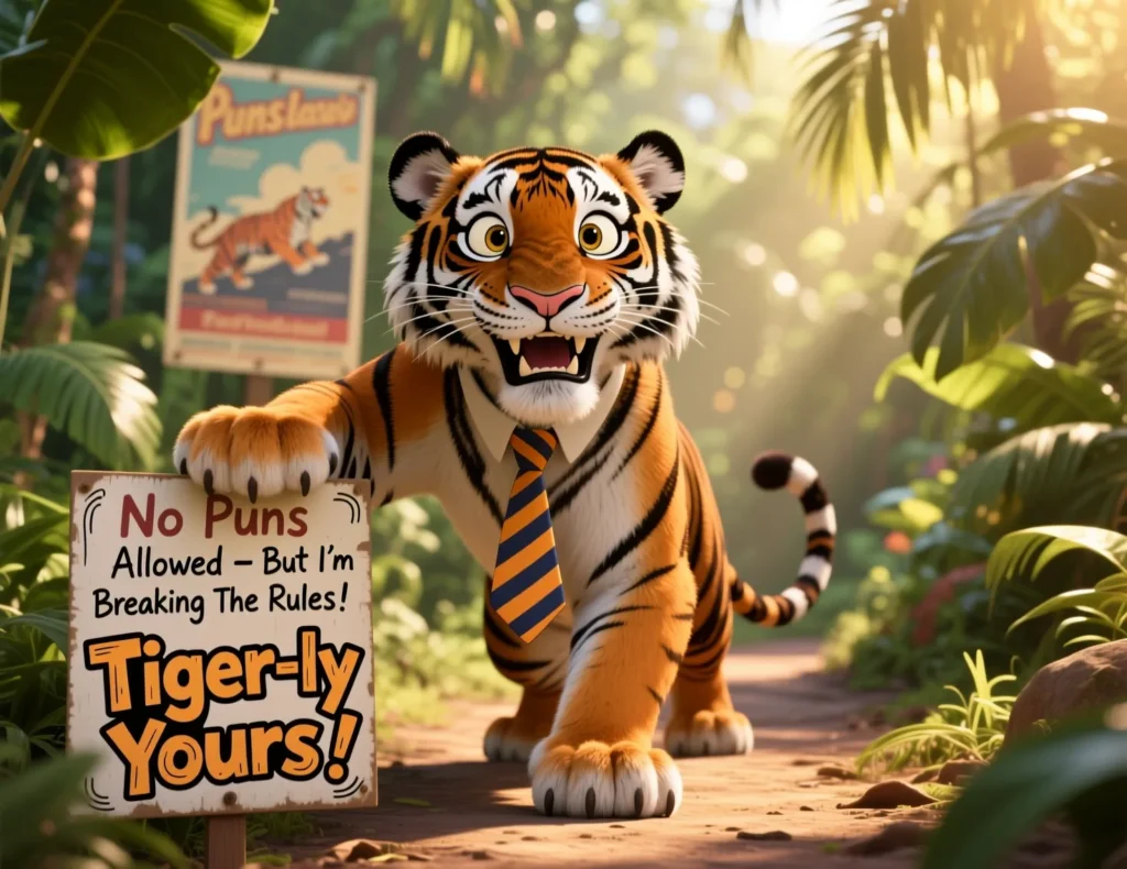 Funny Tiger Puns
