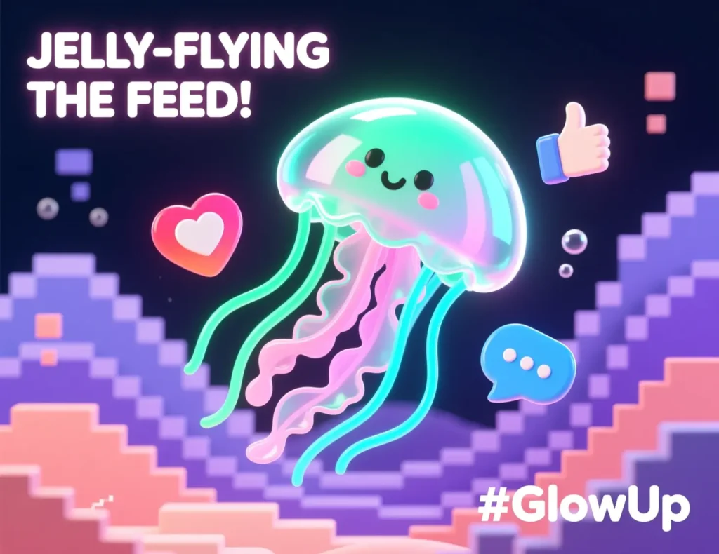 Social Media Jellyfish Puns