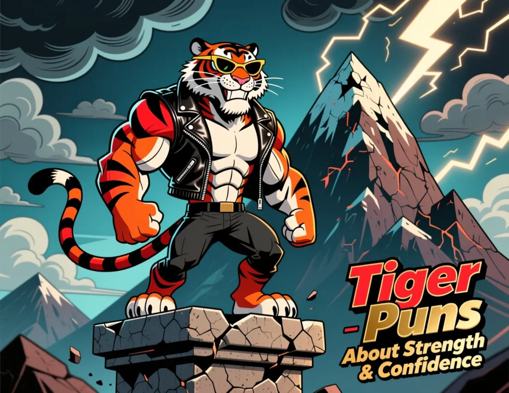 Tiger Puns About Strength & Confidence